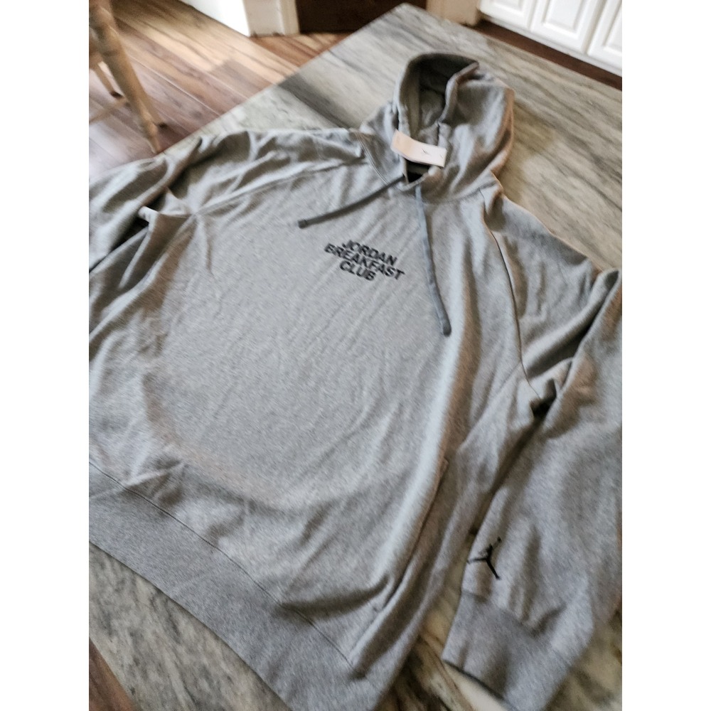 NWT Jordan Breakfast Club Dri-FIT Hoodie Mens XXL Grey